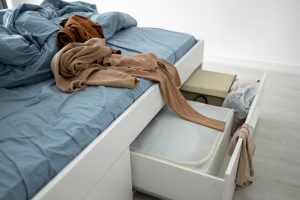 Single bed with storage 