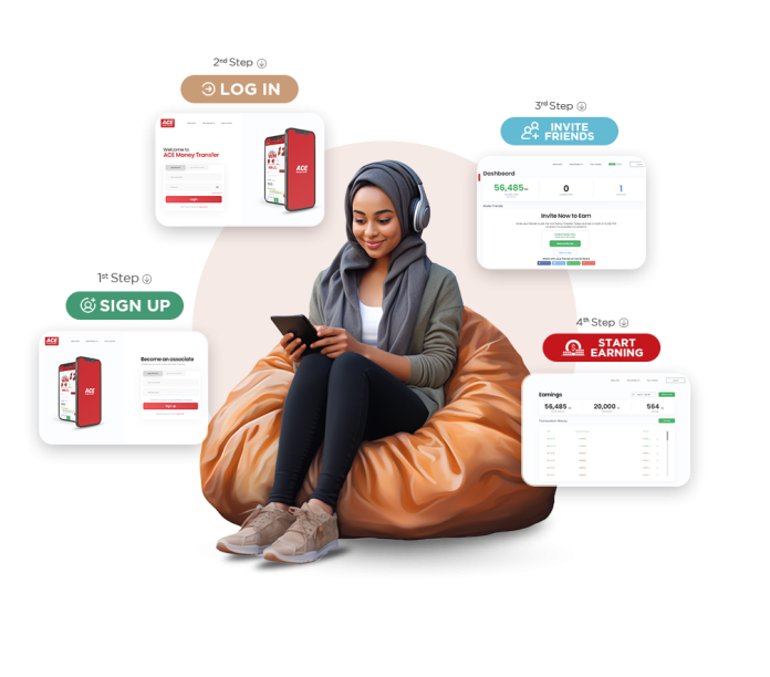 Earn with ACE Money Transfer Invite and Earn
