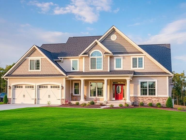 Modern custom-built home created by professional home builders