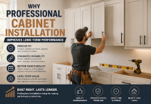 Why Professional Cabinet Installation Improves Long-Term Performance